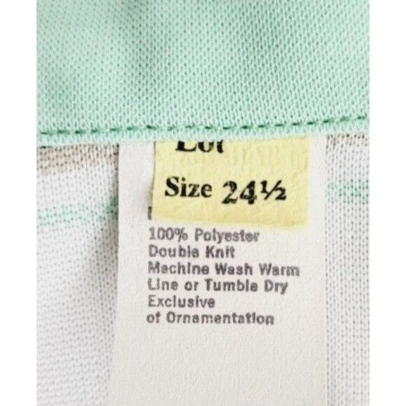 Vintage 60s 70s Textured Striped Open Front Smock Vest Jacket Size L/XL - Picture 8 of 8